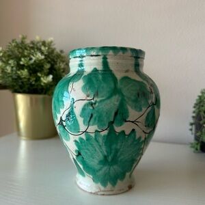 Rare 1963 Vintage Ceramic Vase made by a local artist in Mexico.